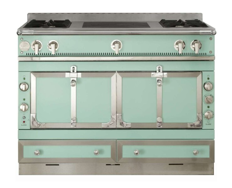 Chateau 120, Aquamarine, inox
