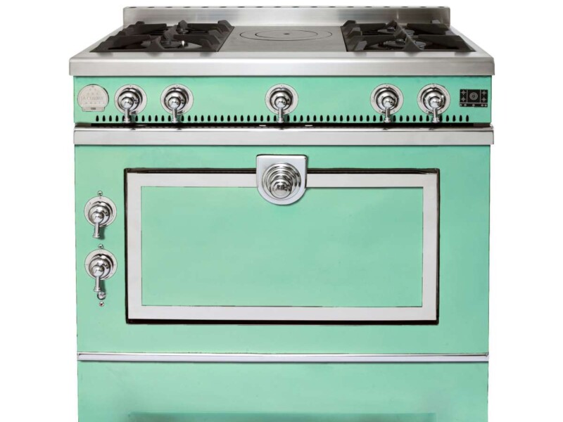 Grand-maman aquamarine chrome