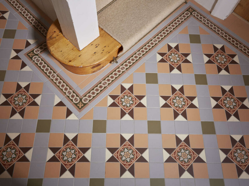 Original Style_VFT_Blenheim Grey, Buff, Brown, White, Green, Livingstone & Telford borde