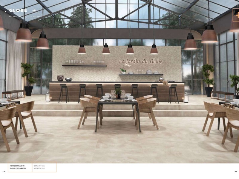 Płytki imitujące cement, gres porcelanowy