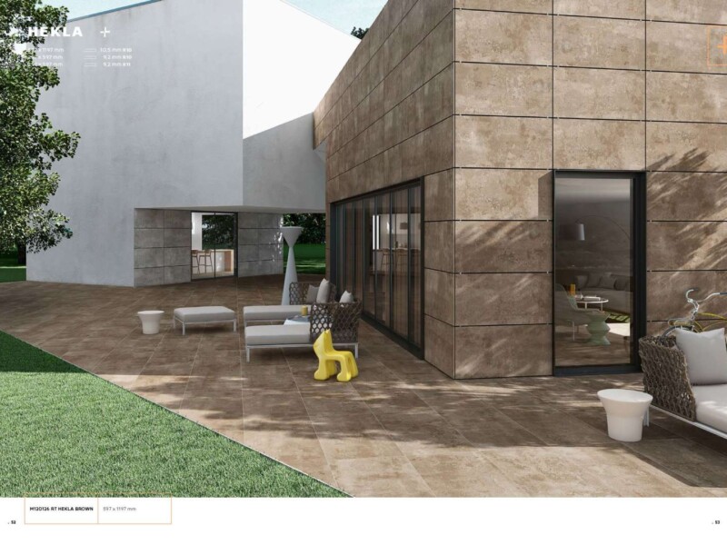 Płytki imitujące cement, gres porcelanowy