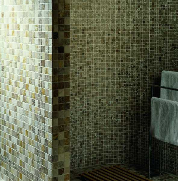 Mixed travertine