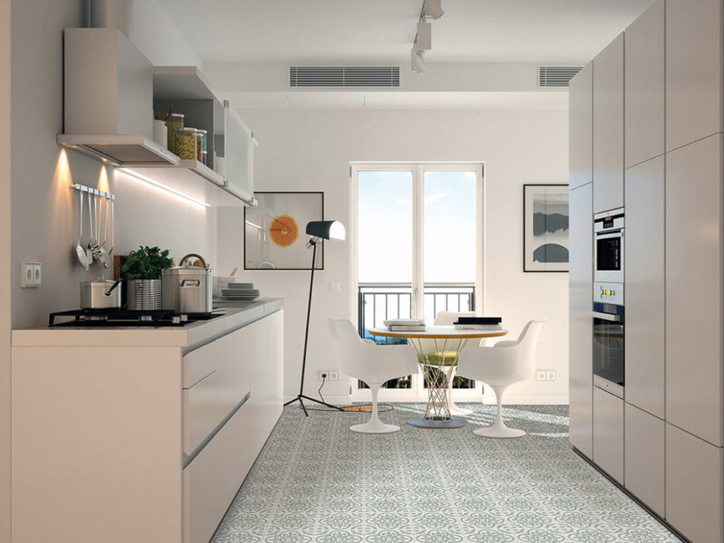 płytki cementowe terazzo