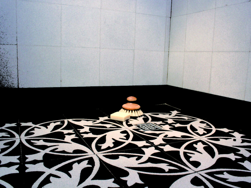 płytki cementowe terazzo